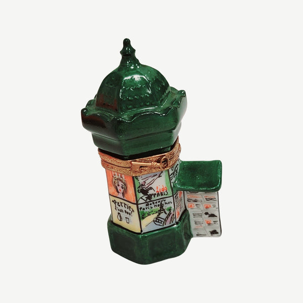 Paris Kiosk Limoges Box Porcelain Limoges France Paris monuments Limoges Box French Trinket Box
