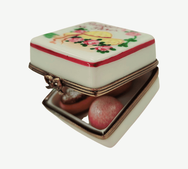 Parisian Pastry Truffle Box Porcelain Limoges Dessert France French Trinket Box