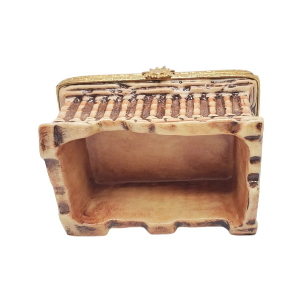 Parthenon Porcelain Limoges monuments travel French Trinket Box