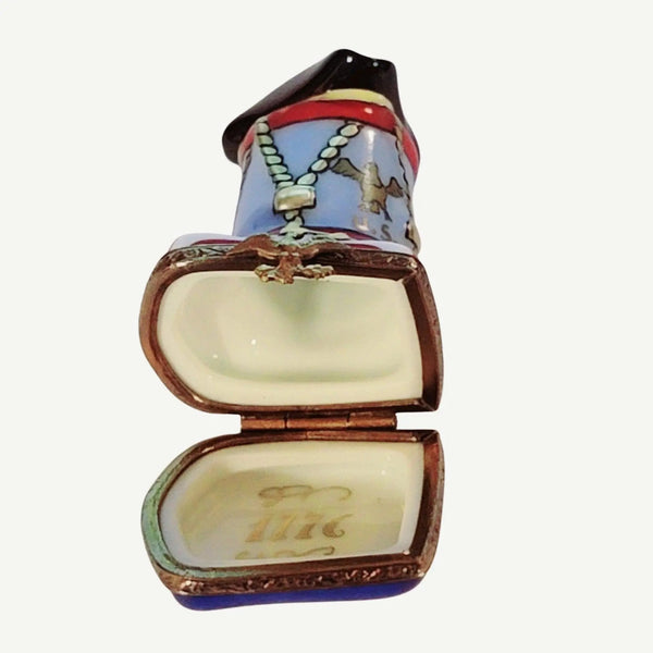 Patriotic American Limoges Box Porcelain Limoges united patriotic Limoges Imports Limoges Boxes French Trinket Box