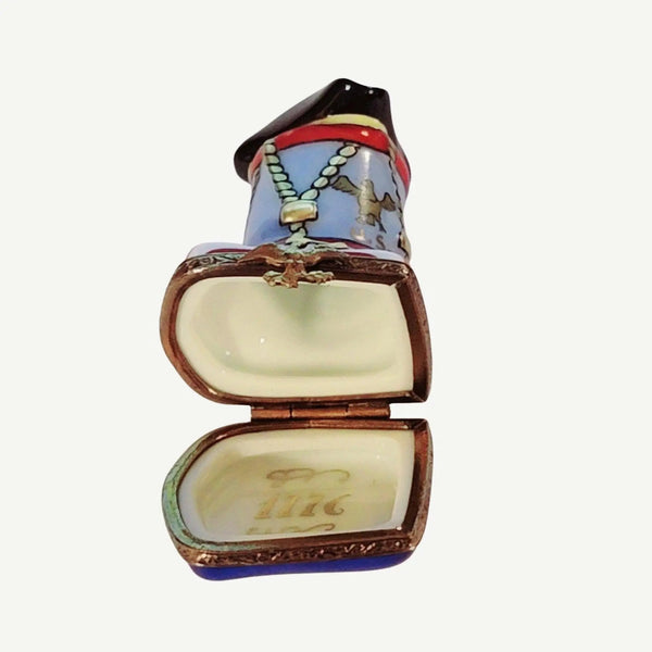 Patriotic American Limoges Box Porcelain Limoges united patriotic Limoges Imports Limoges Boxes French Trinket Box