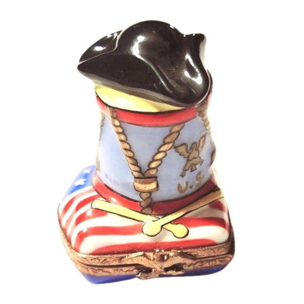 Patriotic American Limoges Box Porcelain Limoges united patriotic Limoges Imports Limoges Boxes French Trinket Box