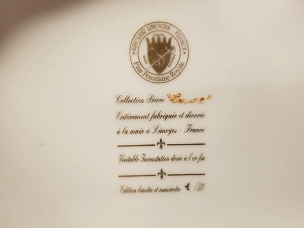 Penicaud Montaigne Jewelry Chest Porcelain Limoges jewelry tradtional French Trinket Box