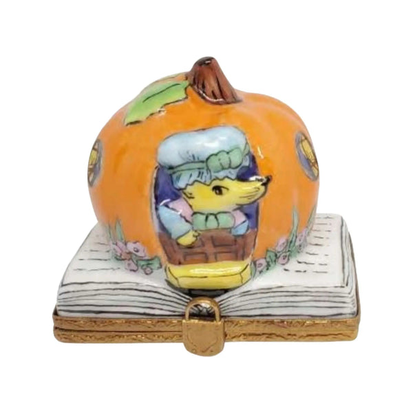 Peter Peter Pumpkin Eater Porcelain Limoges fairy myth French Trinket Box