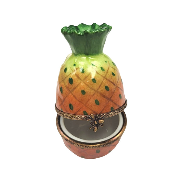 Pineapple Porcelain Limoges Box Porcelain Limoges fruit vegetables French Trinket Box