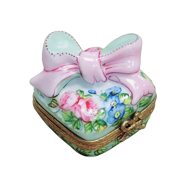 Pink Floral Gift Limoges Box Porcelain Limoges Limoges Box special birthday spring French Trinket Box