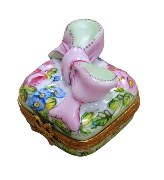 Pink Floral Gift Limoges Box Porcelain Limoges Limoges Box special birthday spring French Trinket Box