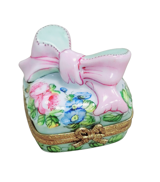 Pink Floral Gift Limoges Box Porcelain Limoges Limoges Box special birthday spring French Trinket Box