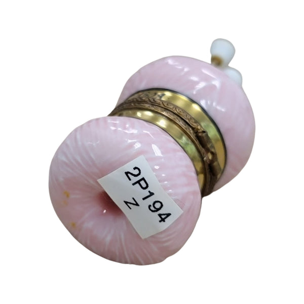 Pink Yarn Limoges Box Treasure Porcelain Limoges fashion home women French Trinket Box