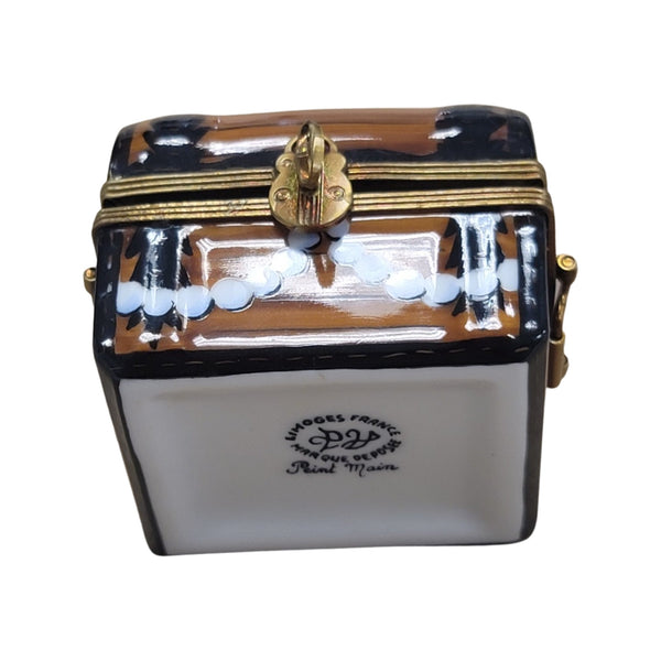 Pirate Treasure Map Box Porcelain Limoges Home fairy French Trinket Box