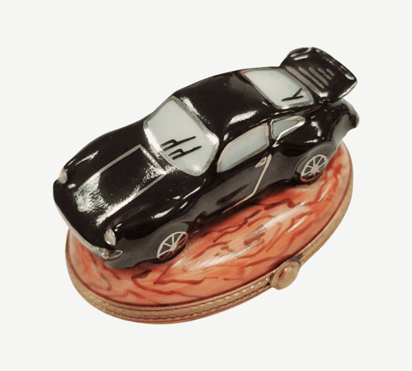 Porsche Race Car Limoges Box Porcelain Limoges vehicle French Trinket Box
