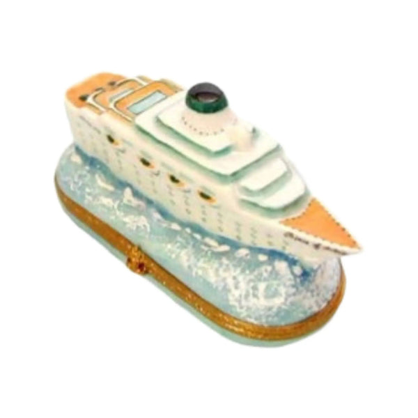 Prince Of Artoria Cruise Shi Porcelain Limoges beach ocean French Trinket Box