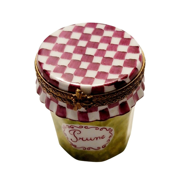 Prune Jam Jar Limoges Box Porcelain Limoges Food French Trinket Box