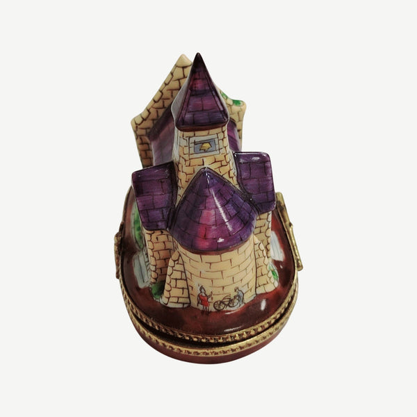 Purple Cathedral Church Limoges Box Porcelain Limoges Religion Wedding French Trinket Box
