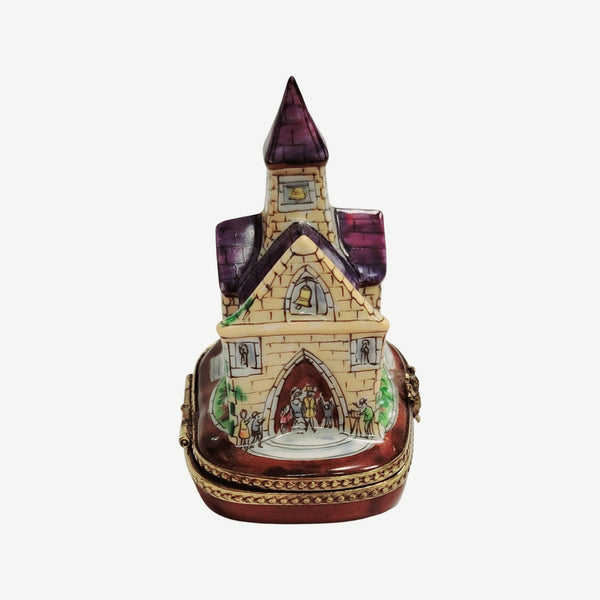 Purple Cathedral Church Limoges Box Porcelain Limoges Religion Wedding French Trinket Box