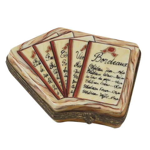 Wine Menu for Collectors and Enthusiasts