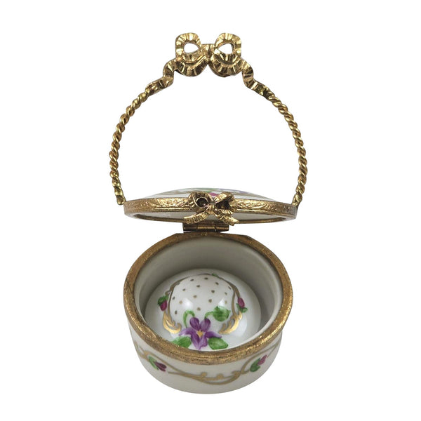 Hat Box with Flowers for Gift Giving