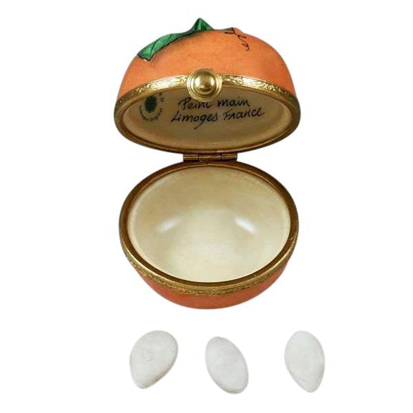Pumpkin with Seeds Limoges Box