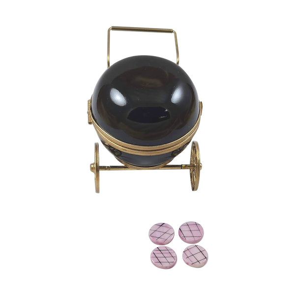 Rochard Barbecue Grill Porcelain Limoges Box, view 4