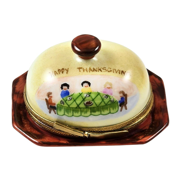Turkey Under Porcelain Dome with Family Limoges Box