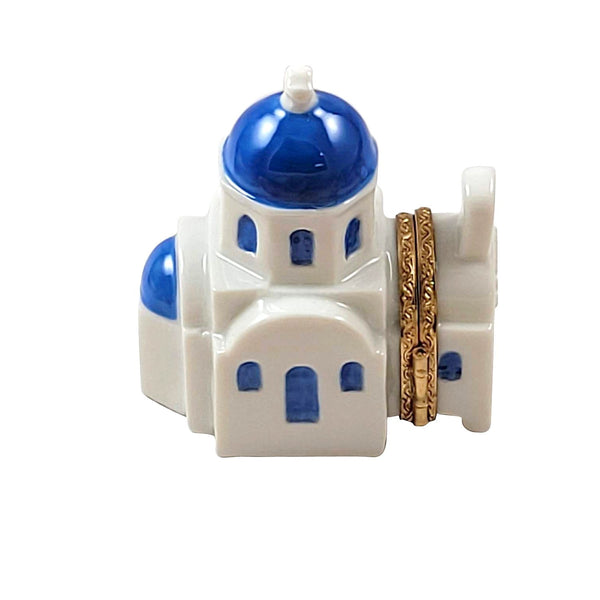 SANTORINI s Porcelain Limoges Religion French Trinket Box