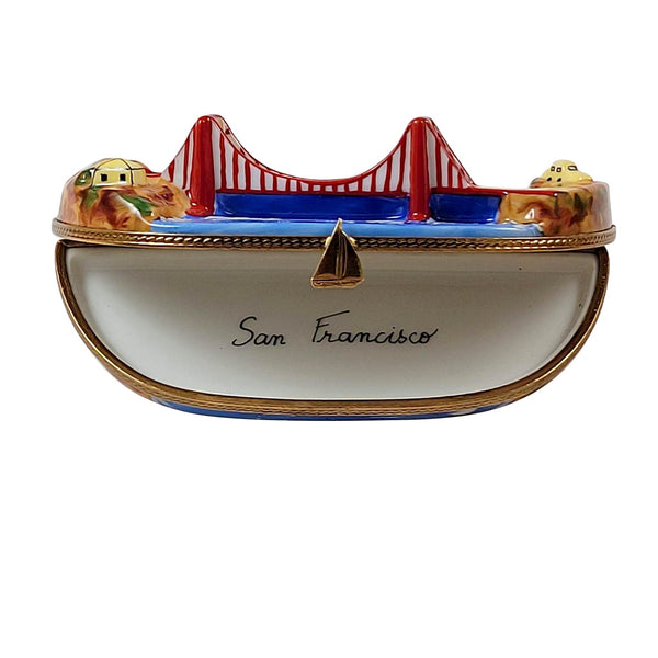San Francisco Bay - Two Parts limoges box Porcelain Limoges monuments French Trinket Box