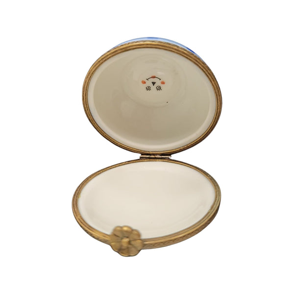 Raggedy Ann Vintage Round Box Porcelain Limoges LIMOGES BOXES traditional baby kids book French Trinket Box