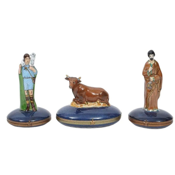 Rare Limoges Nativity Set Porcelain Limoges nativity limoges boxes religion French Trinket Box