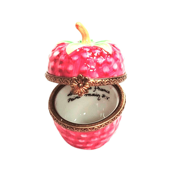Rasberry Limoges Box Delight Porcelain Limoges fruit vegetables French Trinket Box