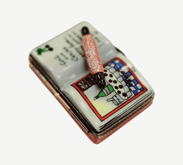 Recipe Cookbook Tart Limoges Box Porcelain Limoges Home Food Mother Dessert French Trinket Box