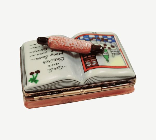 Recipe Cookbook Tart Limoges Box Porcelain Limoges Home Food Mother Dessert French Trinket Box