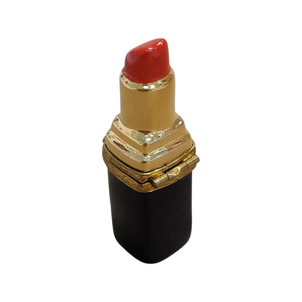 Red Lipstick Porcelain Figurine Porcelain Limoges fashion limoges boxes French Trinket Box