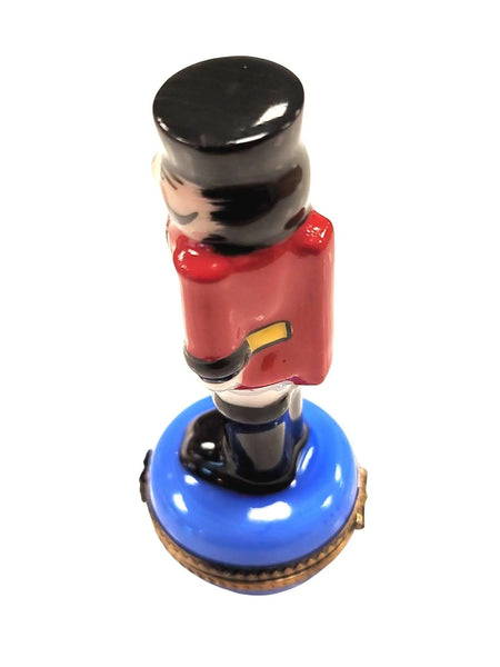 Red Nutcracker Limoges Treasure Porcelain Limoges nucracker French Trinket Box