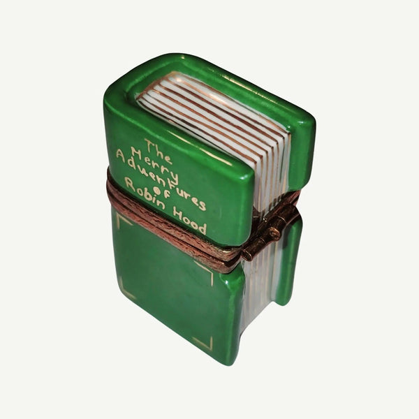 Robin Hood Rare Limoges Box Porcelain Limoges Book kids art fine limoges box French Trinket Box