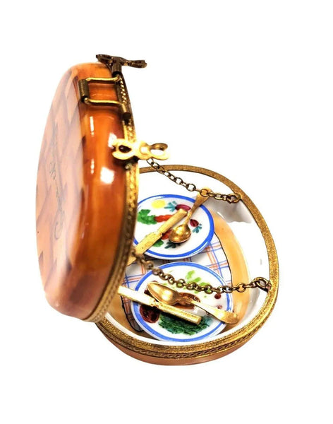 Romantic Picnic Limoges Box Porcelain Limoges Food Beach Love Valentine French Trinket Box