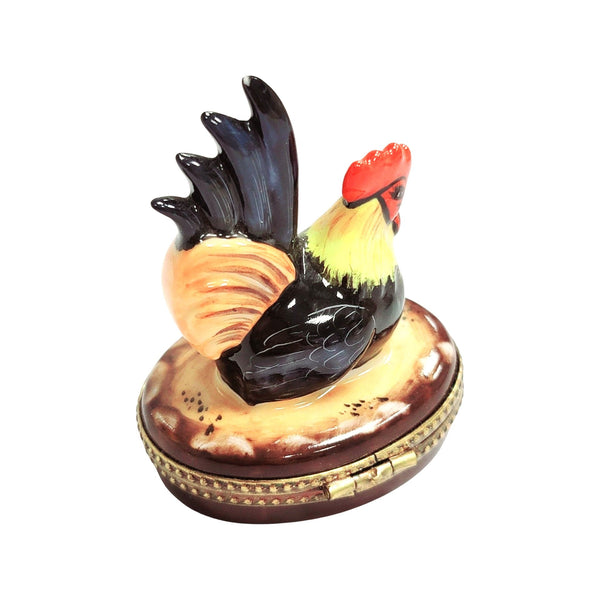 Rooster Nest Limoges Box Porcelain Limoges French Trinket Box
