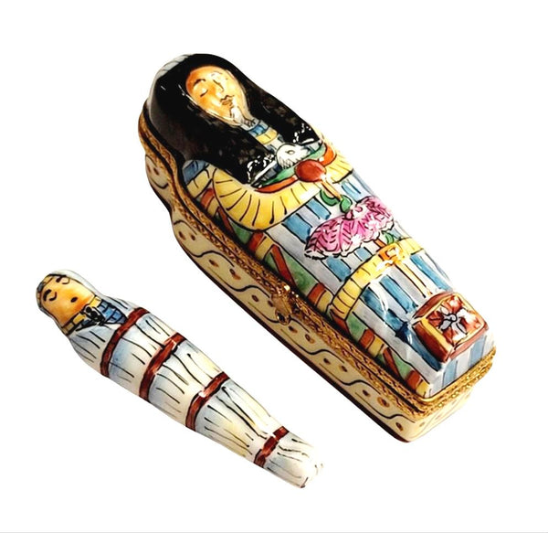 Sarcophagus Mystique Limoges Box Porcelain Limoges travel French Trinket Box
