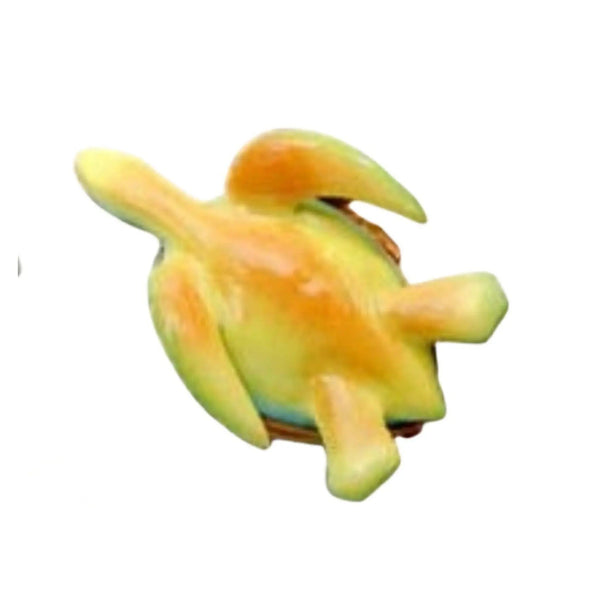 Sea Turtle Porcelain Limoges frogs turtles French Trinket Box