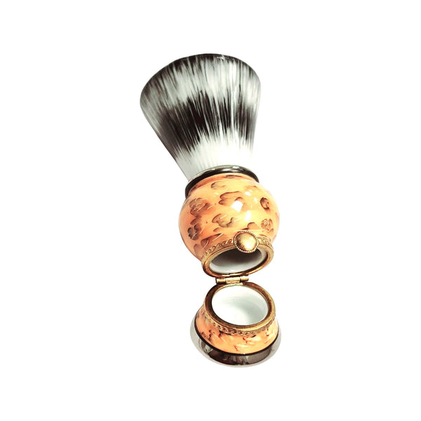 Shaving Brush Limoges Box Figurine Porcelain Limoges fashion limoges boxes French Trinket Box