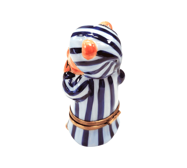 Sleepy Time Teddy Bear Box Porcelain Limoges Teddy French Trinket Box