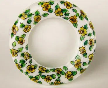 Small Picture Frame Round 2 inches Porcelain Limoges home French Trinket Box