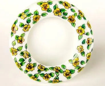 Small Picture Frame Round 2 inches Porcelain Limoges home French Trinket Box