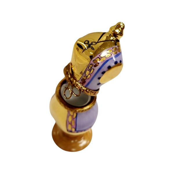 Smaller Mannequin Dress Form Figurine Porcelain Limoges Limoges Box Women shoes hat bags suitcase mother French Trinket Box