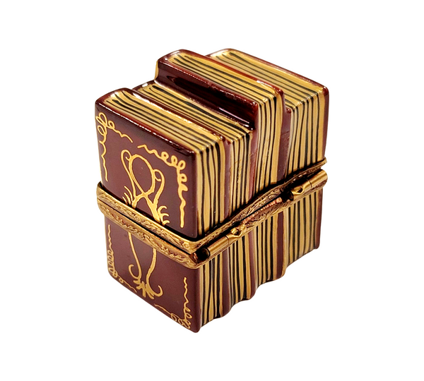 Stack of Poems Limoges Box Porcelain Limoges Graduation professional book books French Trinket Box
