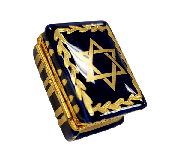 Star of David Porcelain Box Porcelain Limoges religion Limoges Box jewish French Trinket Box