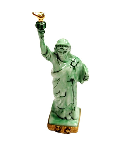 Statue Of Liberty Limoges Box Porcelain Limoges monuments united states French Trinket Box