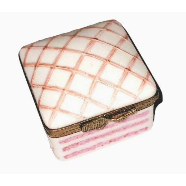 Strawberry Cake Slice Limoges Box Porcelain Limoges Food French Trinket Box