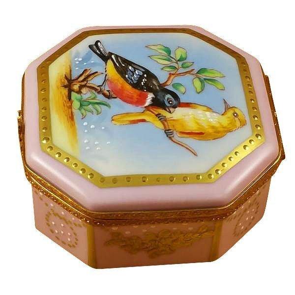 Studio Collection Birds and Butterflies Porcelain Limoges bird bugs critters French Trinket Box