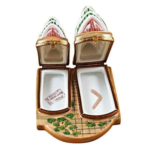 Sydney Opera House Porcelain Limoges world travel music French Trinket Box