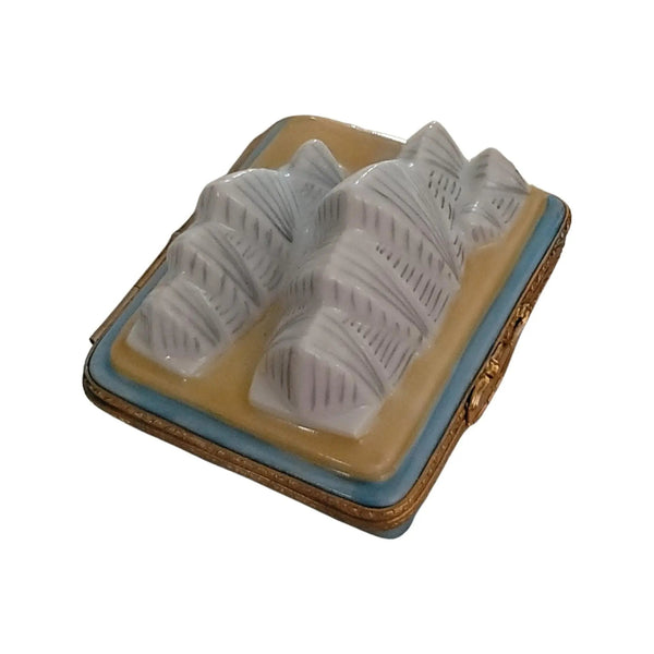 Sydney Opera House Porcelain Limoges world travel music French Trinket Box